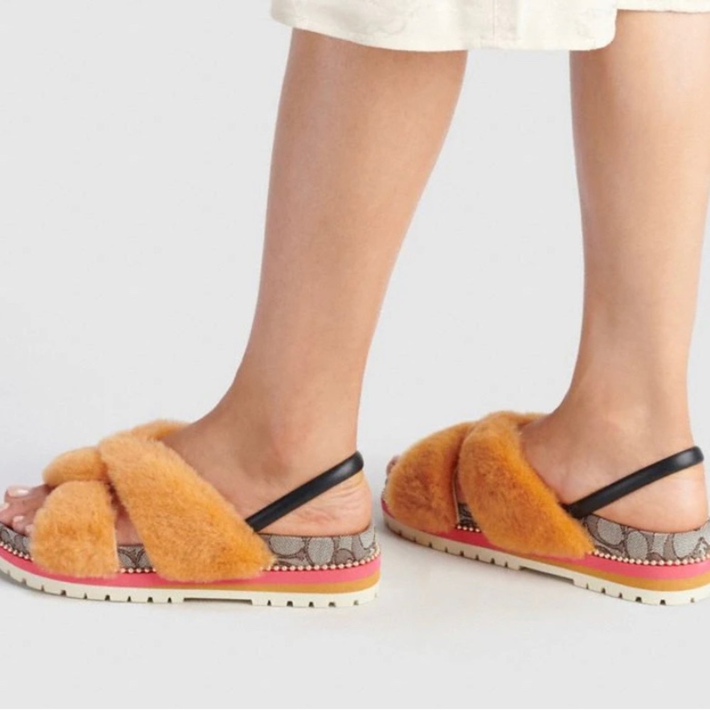 Coach tally sandals